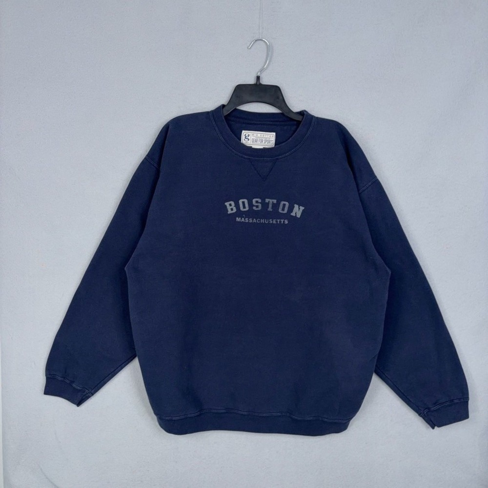 Vintage Gear For Sports Sweatshirt Mens Large Boston Massachusetts Collegiate